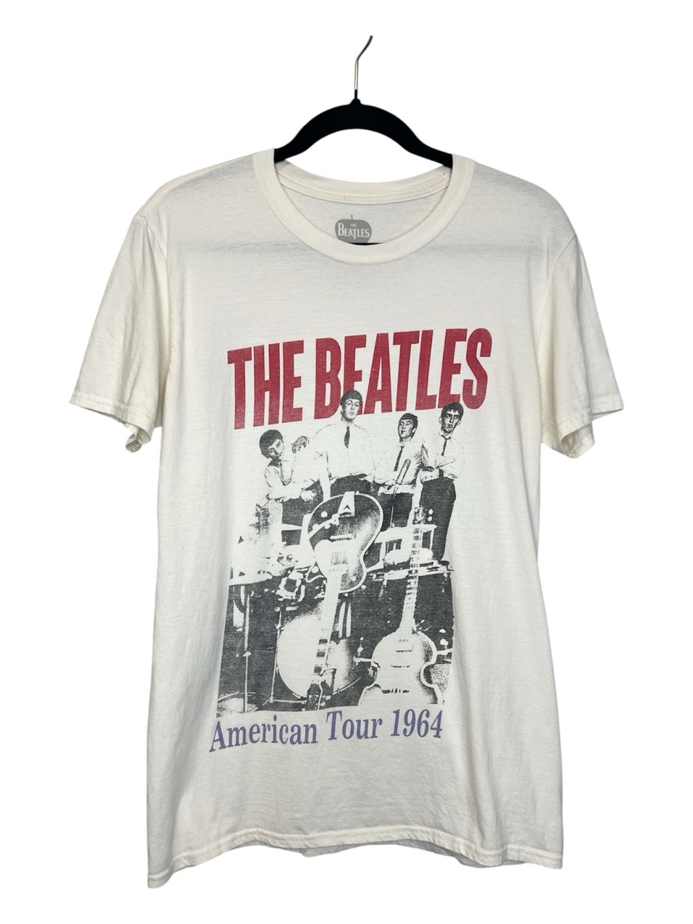 THE BEATLES American Tour 1964 Graphic print Band Tee size Medium